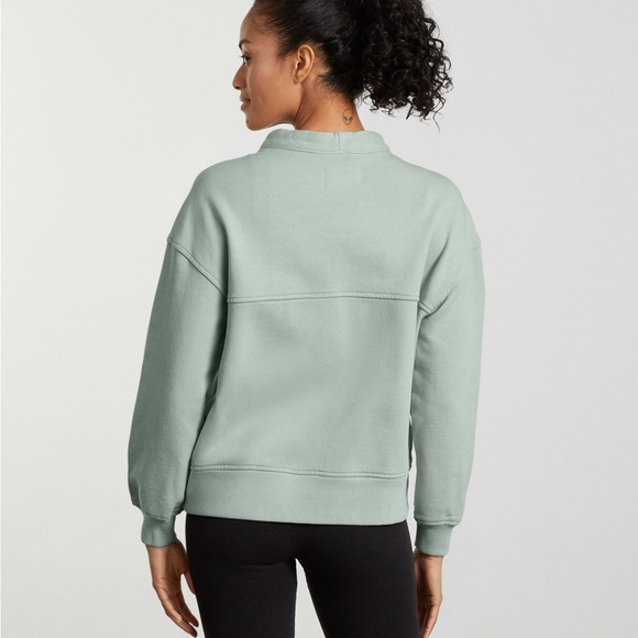 Everlane Sage Green Women's 100% Organic Cotton Cardigan, Medium - Picture 6 of 11